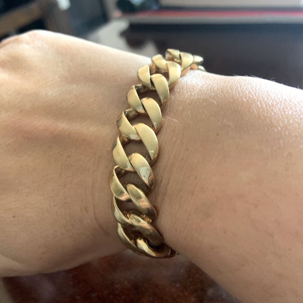 Marc Jacobs Gold Chain Bracelet